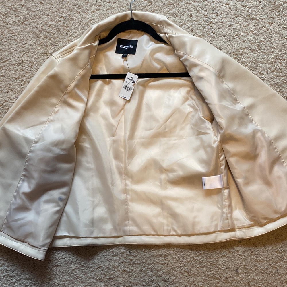 โจHPโจNWT Express Faux Leather Moto Jacket - Picture 9 of 16